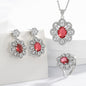 Bride Jewelry Earrings Necklace Jewelry Suit.