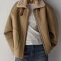 Winter Thickened All-in-one Turn-downstand-up Collar Coat