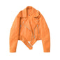 Bestselling Street-style Retro Turn-down Collar Loose Washed Jacket
